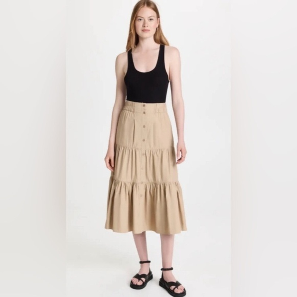 Brochu Walker The Havana Skirt, Khaki, Size XS